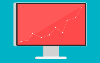 graphic of a graph on a computer screen